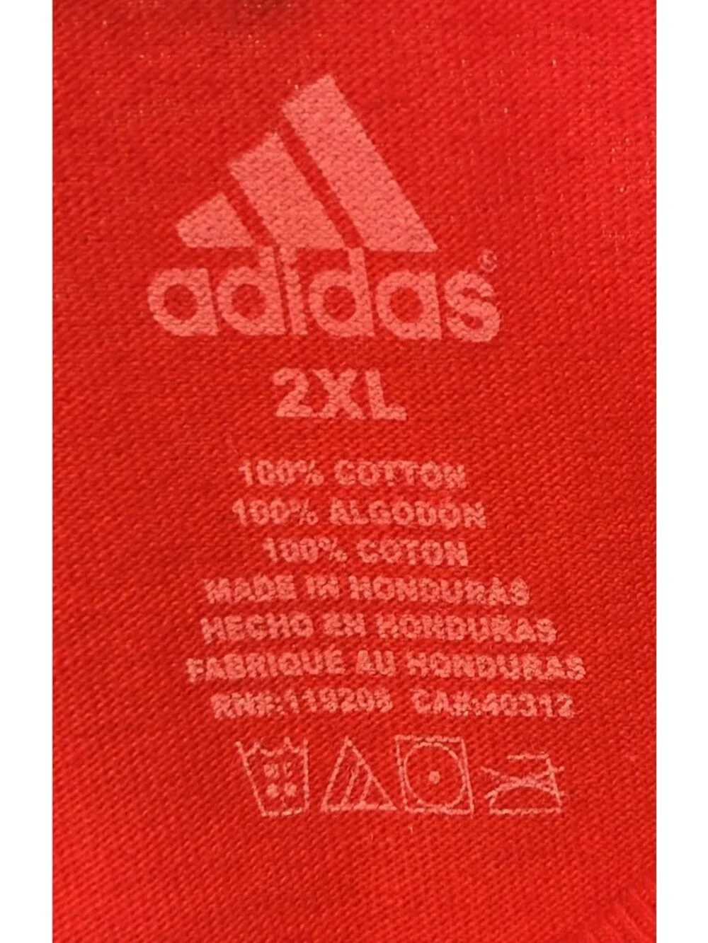 NBA Adidas Chicago Bulls Performance T-Shirt Red Men's 2XL NWT DEADSTOCK Wicking